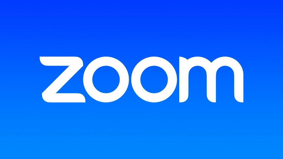 Zoom video meeting interface and participant grid preview